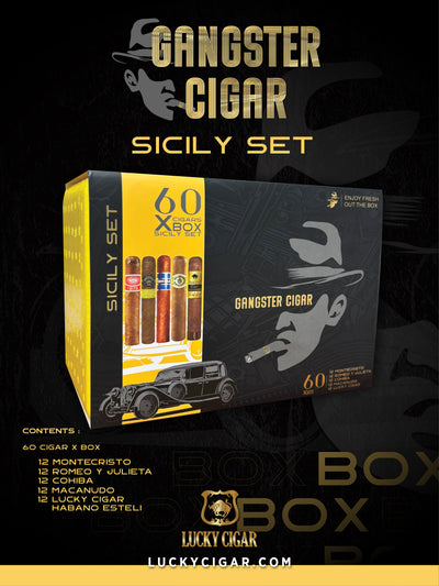 Gangster Cigars By Lucky Cigar: Sicily Set of 60 Cigars