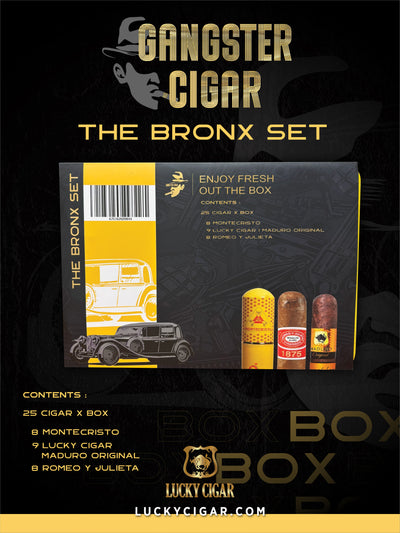 Gangster Cigars By Lucky Cigar: The Bronx Set of 25 Cigars