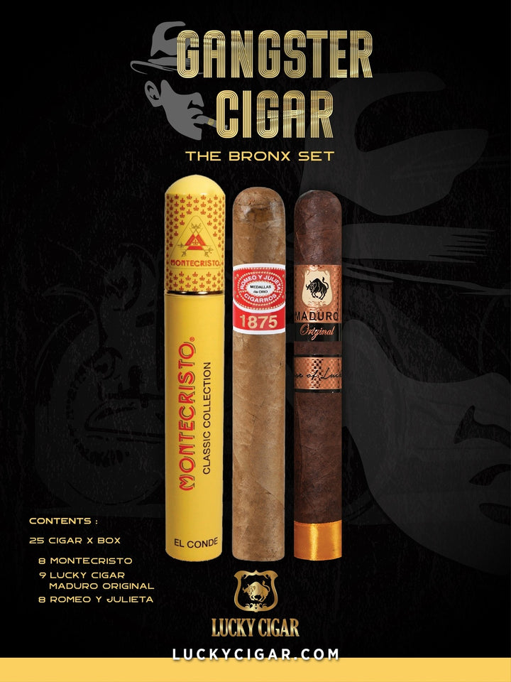 gangster cigarette Gangster Cigars By Lucky Cigar: The Bronx Set of 25 Cigars