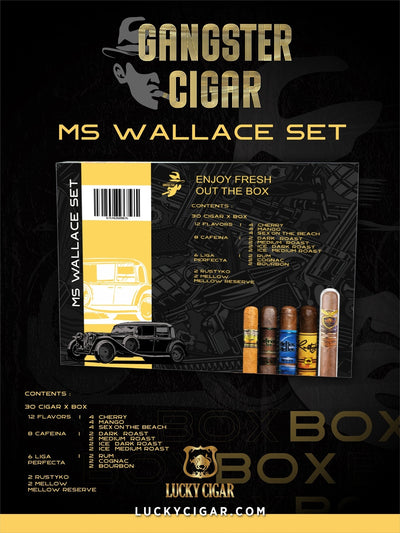 Gangster Cigars By Lucky Cigar: Ms. Wallace Set of 30 Cigars