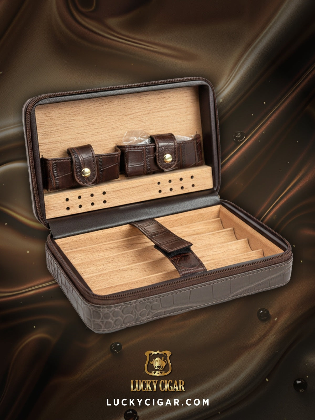 Cigar Lifestyle Accessories: Tribal Leather Case
