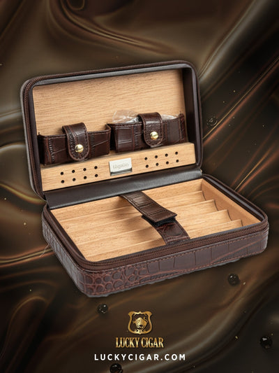 Cigar Lifestyle Accessories: Tribal Leather Case