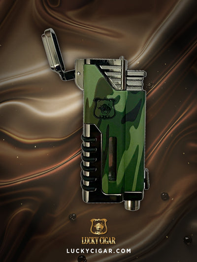 Cigar Lifestyle Accessories: Lucky Catterpillar, Torch Lighter with Punch