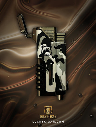 Cigar Lifestyle Accessories: Lucky Catterpillar, Torch Lighter with Punch