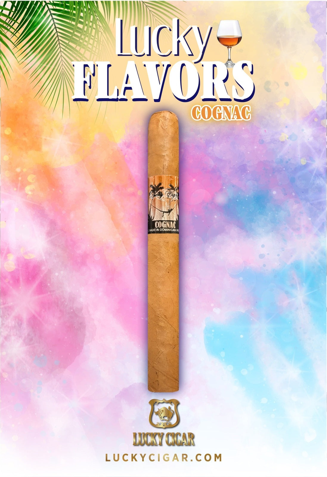 Flavored Cigars: Lucky Flavors Cognac 5x42 Cigar