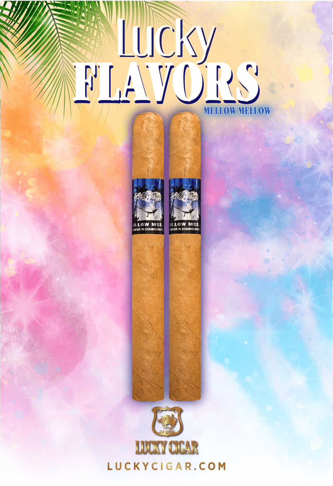 Flavored Cigars: Lucky Flavors 2 Mellow Mellow 5x42 Cigars