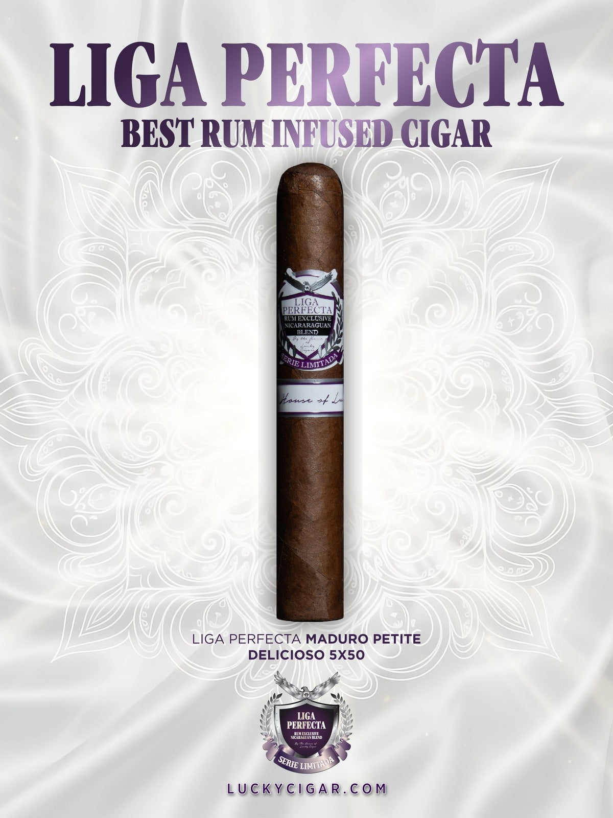 Infused Cigars: Liga Perfecta Maduro Petit Delicioso 5x50 Single Cigar