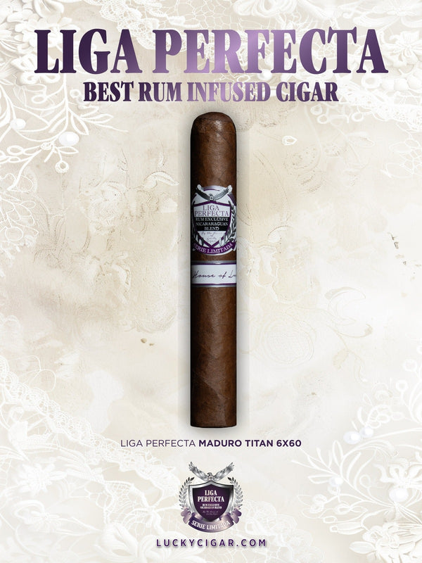 Infused Cigars: Liga Perfecta Rum Maduro Titan 6x60 Single Cigar