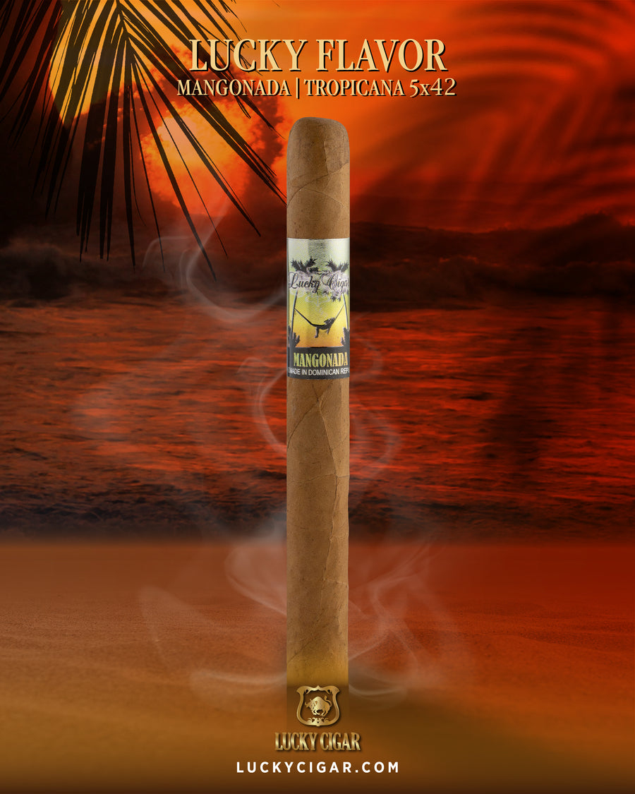 Flavored Cigars: Lucky Flavors Mangonada 5x42 Cigar