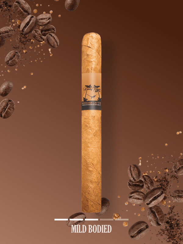 Flavored Cigars: Lucky Flavors Mocha Latte 5x42 Cigar