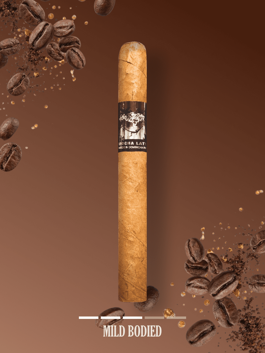 Flavored Cigars: Lucky Flavors Mocha Latte 5x42 Cigar