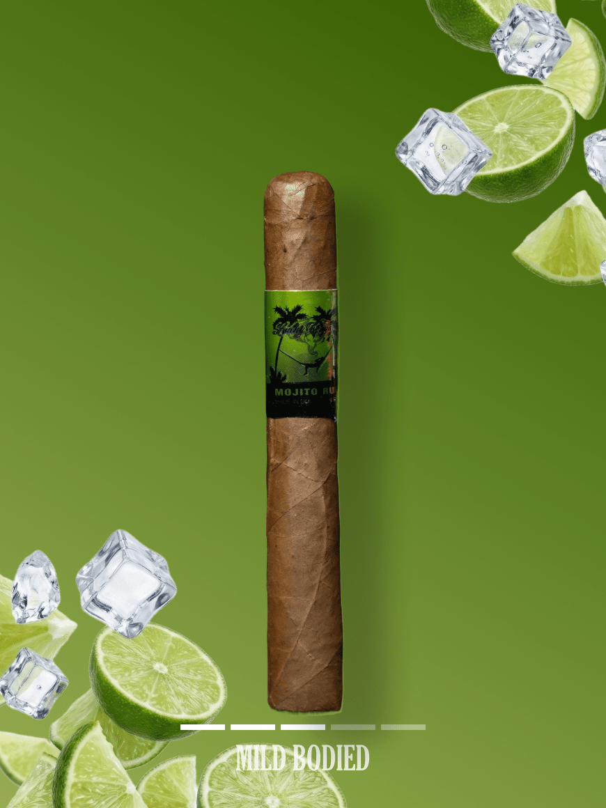 Flavored Cigars: Lucky Flavors Mojito Rum 5x42 Single Cigar