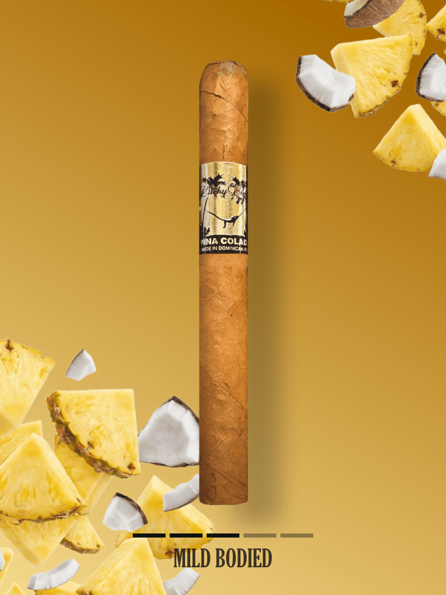 Flavored Cigars: Lucky Flavors Pina Colada 5x42 Cigar