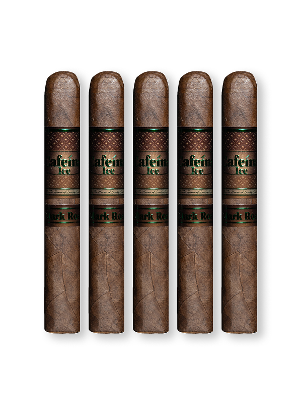 Infused Cigars: Cafeina Ice Dark Roast 6x52 Toro Cigar Set of 5