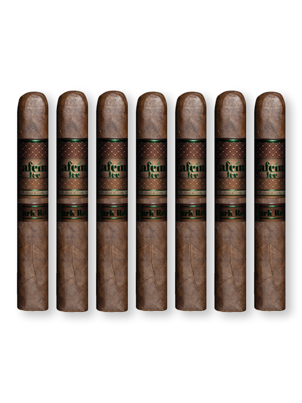 Infused Cigars: Cafeina Ice Dark Roast Magnum 5x58 Cigar Set of 7