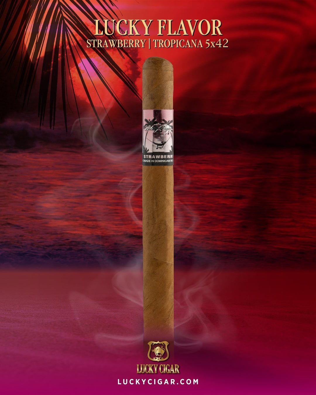 strawberry flavored tobacco Honeyrose Dean's Strawberry Filtered Cigars