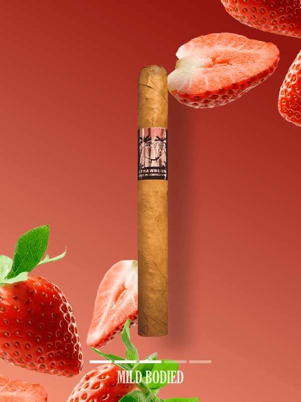 Flavored Cigars: Lucky Flavors Strawberry 5x42 Single Cigar