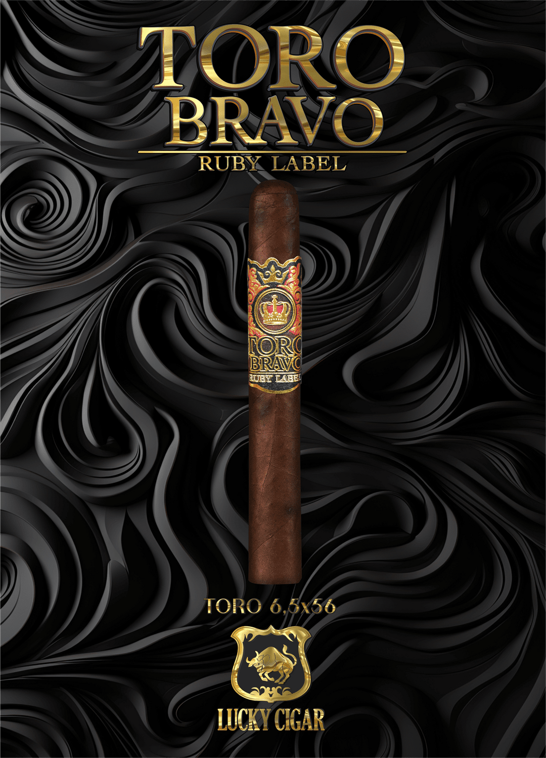 toro tobacco Tabak Especial Negra Toro Bravo Ruby Label 6.5x56