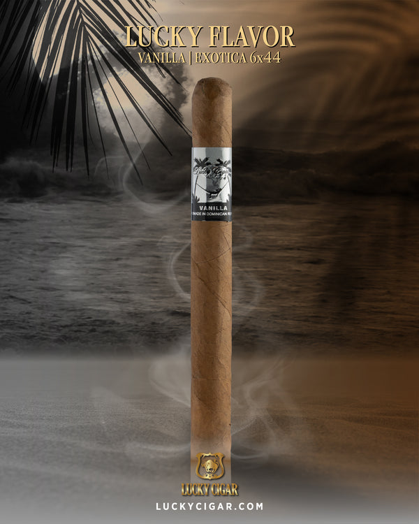 Flavored Cigars: Lucky Flavors Vanilla Sky 6x44 Cigar