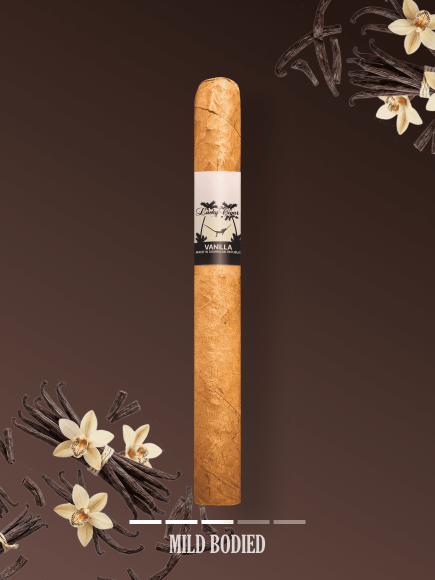 Flavored Cigars: Lucky Flavors Vanilla 5x42 Single Cigar