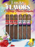 Flavored Cigars: Lucky Flavors 6 Piece Berry Fruit Sampler - Cherry, Blue Razz  3 Cherry 5x42 Cigars 3 Blue Razz  5x42 Cigars