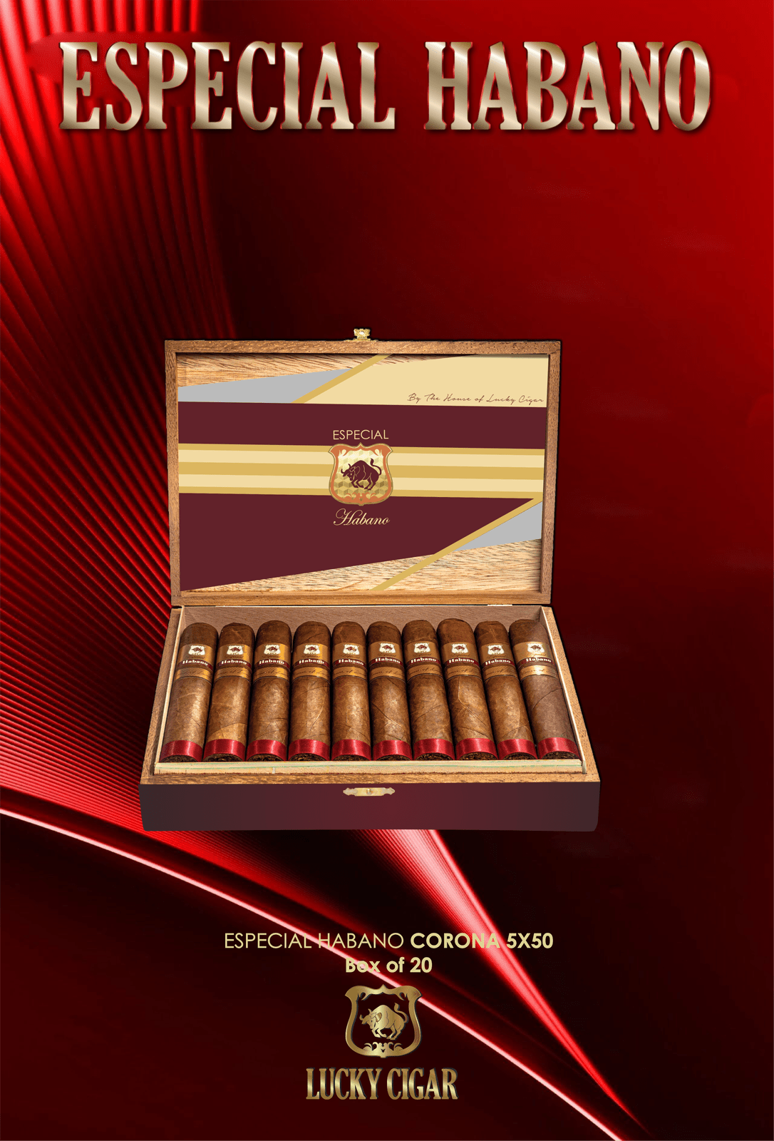 Habano Cigars: Especial Habano Corona 5x48 Box of 20