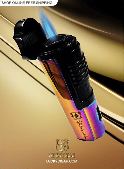 Cigar Lifestyle Accessories: Torch Lighter in Multicolor