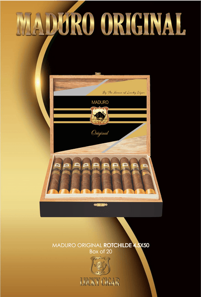 Maduro Cigars: Maduro Original by Lucky Cigar: Rothchilde 4.5x50 Box of 20