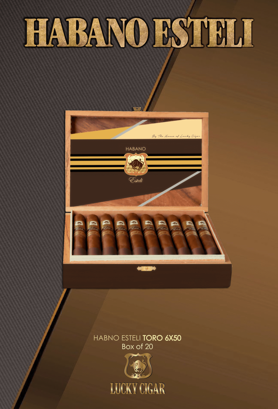 Habano Esteli TORO 6x50 Box of 20 pieces