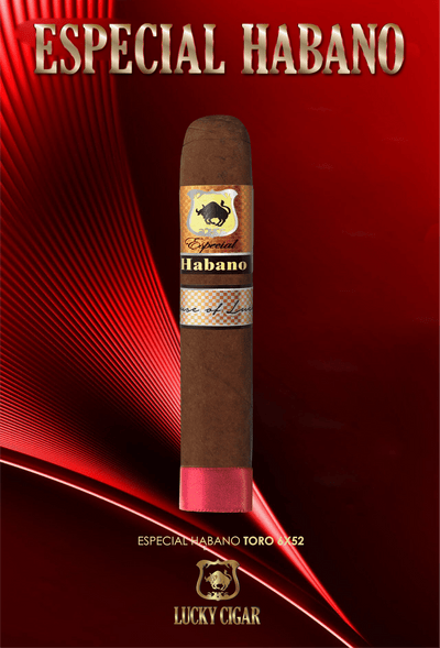 Habano Cigars: Especial Habano by Lucky Cigar: Toro 6x52 Single Cigar