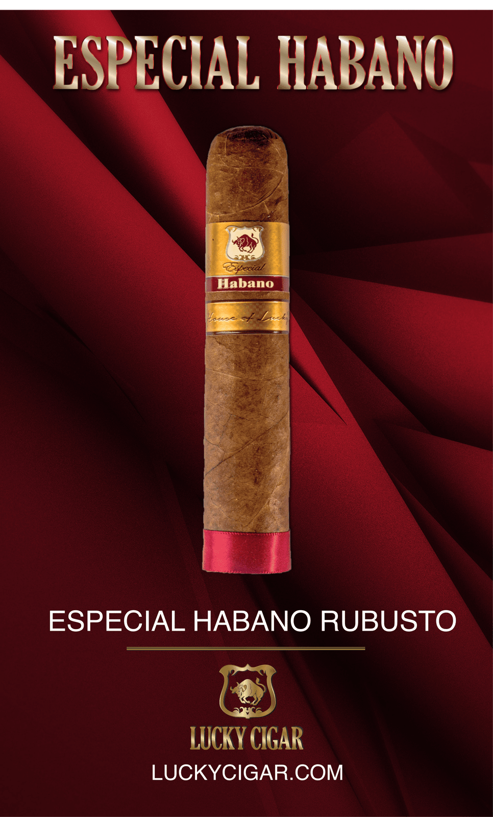 Habano Cigars: Especial Habano by Lucky Cigar: Robusto 5x50 Single Cigar