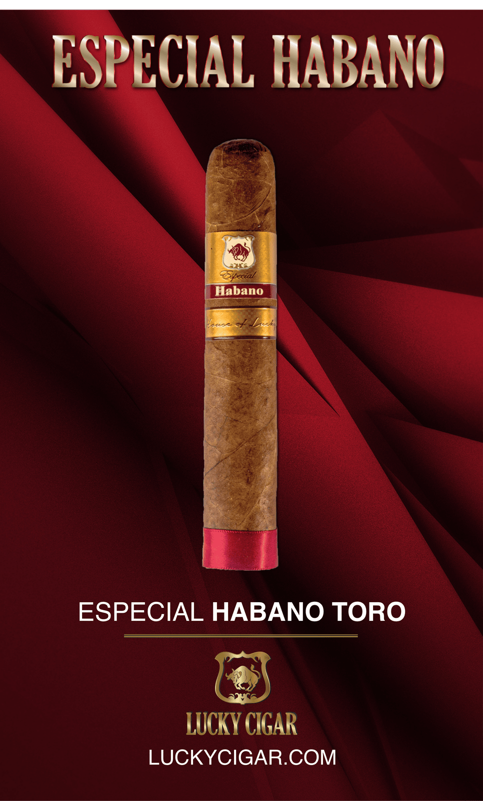 Habano Cigars: Especial Habano by Lucky Cigar: Toro 6x52 Single Cigar