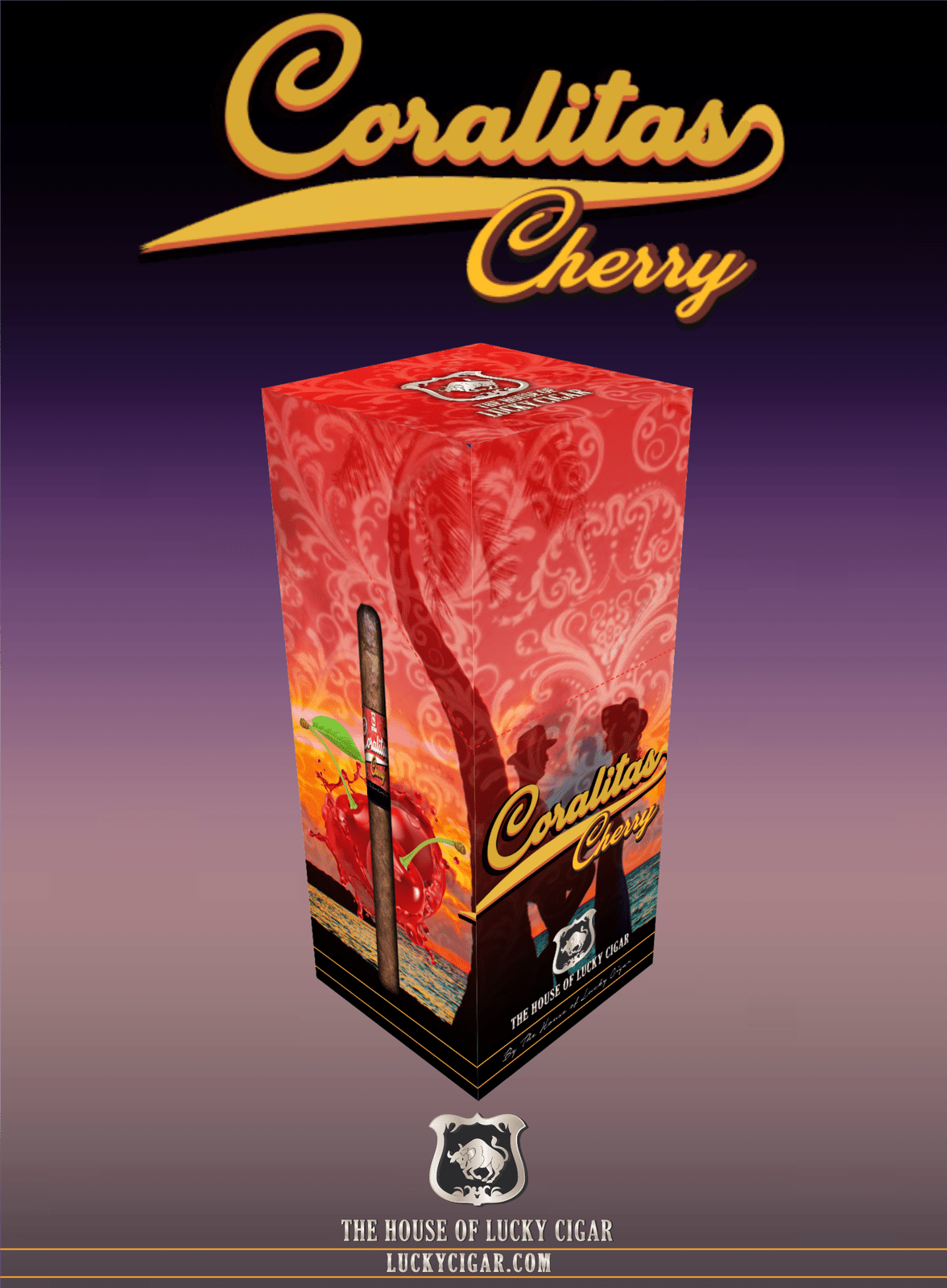 Coralitas Flavored Cigarillos by Lucky Cigar - Cherry