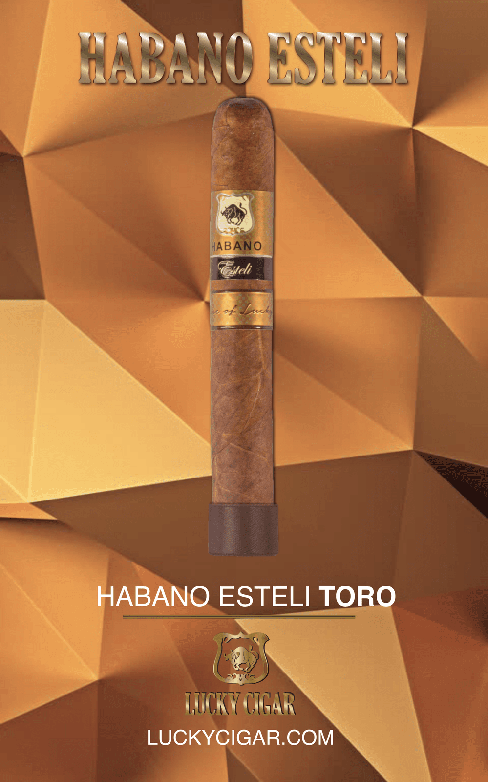 Habano Cigars: Habano Esteli by Lucky Cigar: Toro 6x50 Single Cigar