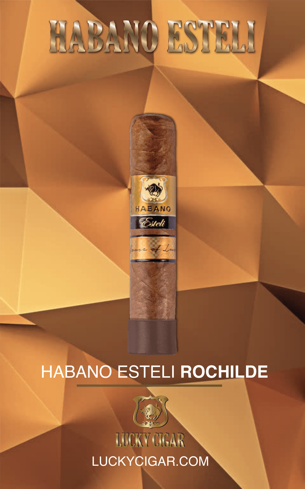 Habano Cigars: Habano Esteli by Lucky Cigar: Rotchilde 4x50 Single Cigar