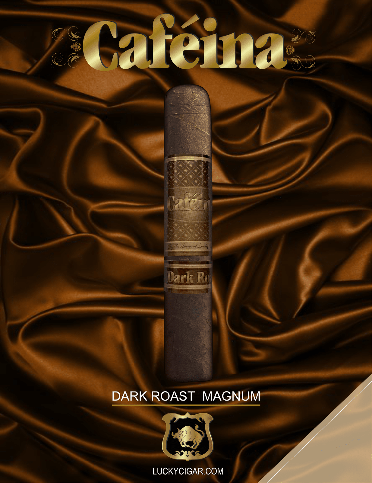 Infused Cigars: Cafeina Dark Roast Magnum 5x58 Single Cigar