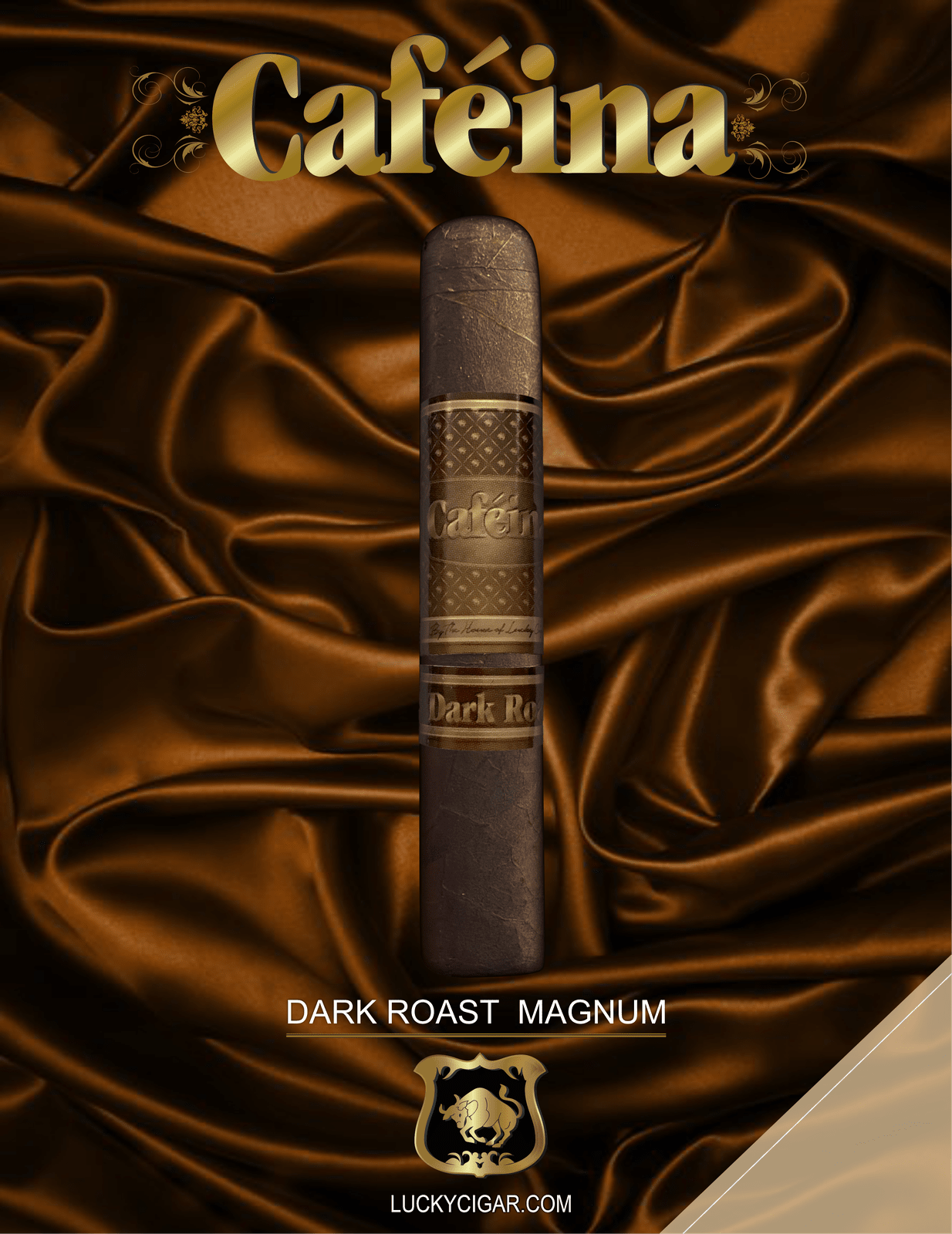 Infused Cigars: Cafeina Dark Roast Magnum 5x58 Cigar