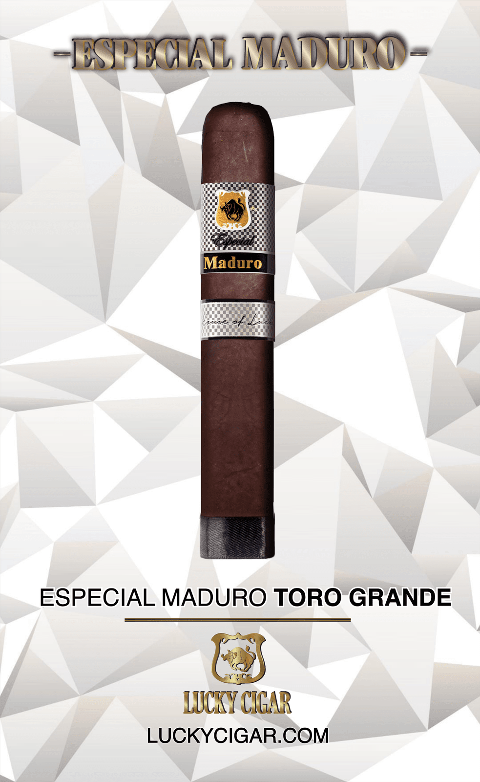 Maduro Cigars: Especial Maduro by Lucky Cigar: Toro Grande 7.5x50 Single Cigar