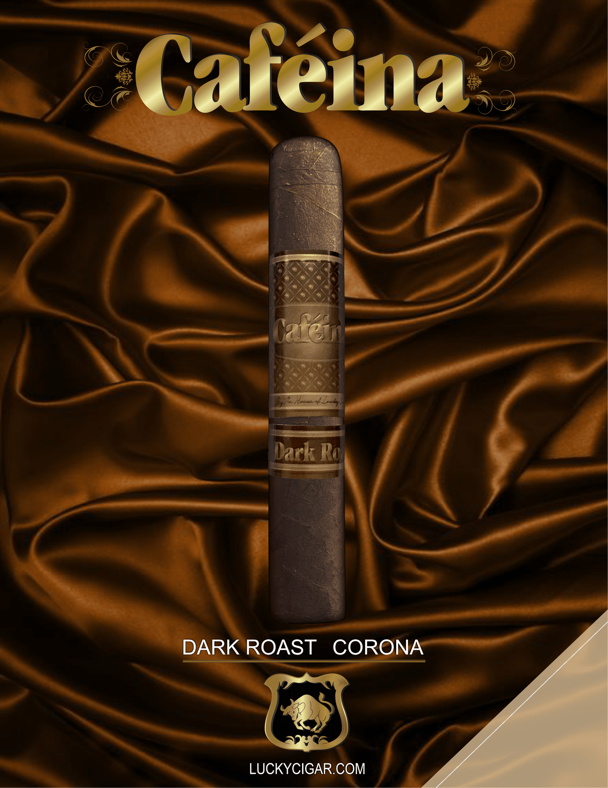 Infused Cigars: Cafeina Dark Roast Corona 5.5x50 Single Cigar