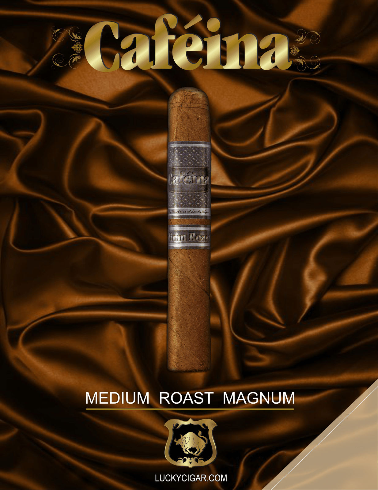 Infused Cigars: Cafeina Medium Roast Magnum 5x58 Single Cigar