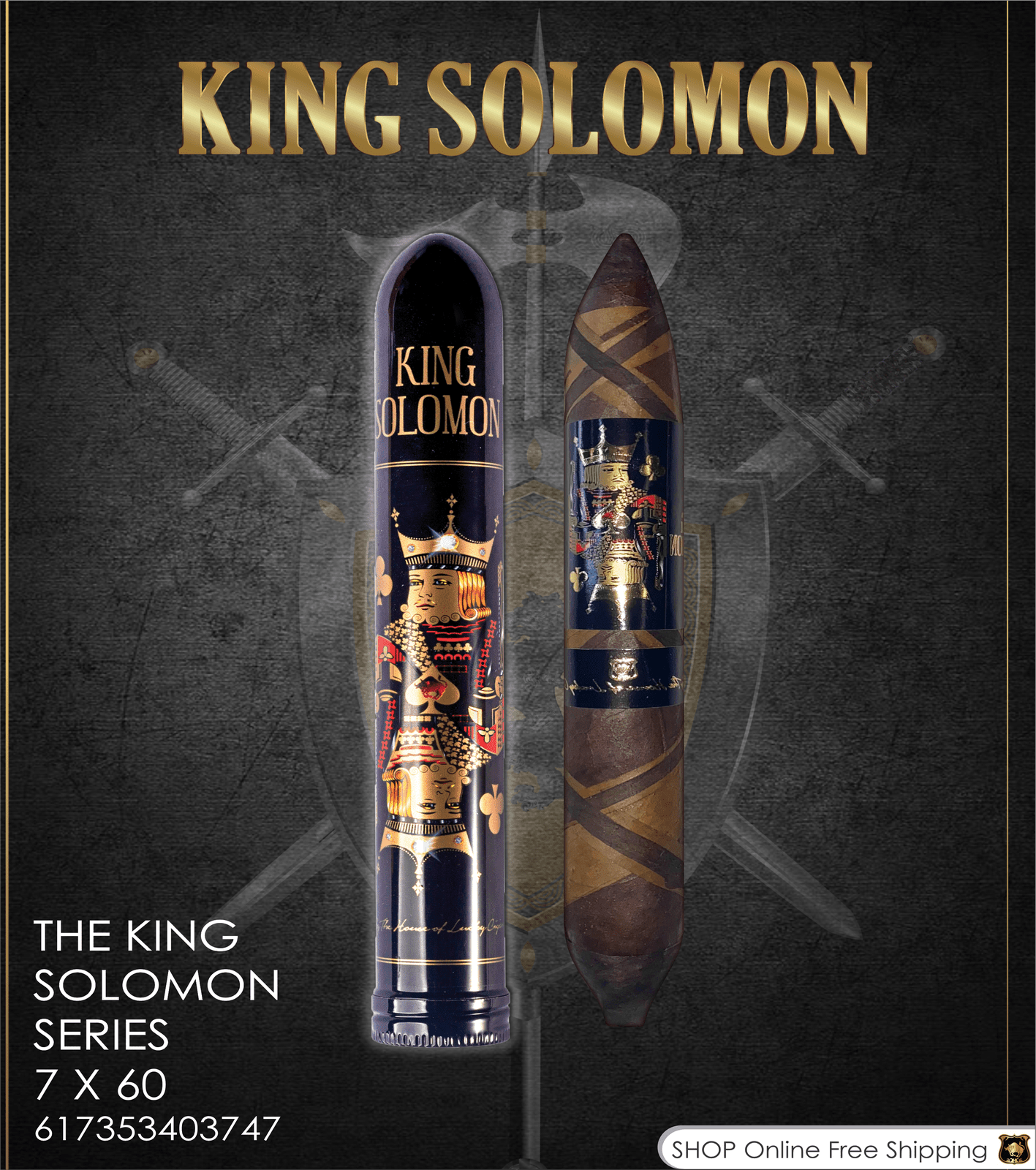 The King Solomon Series: Solomon 7x60 - Single Cigar