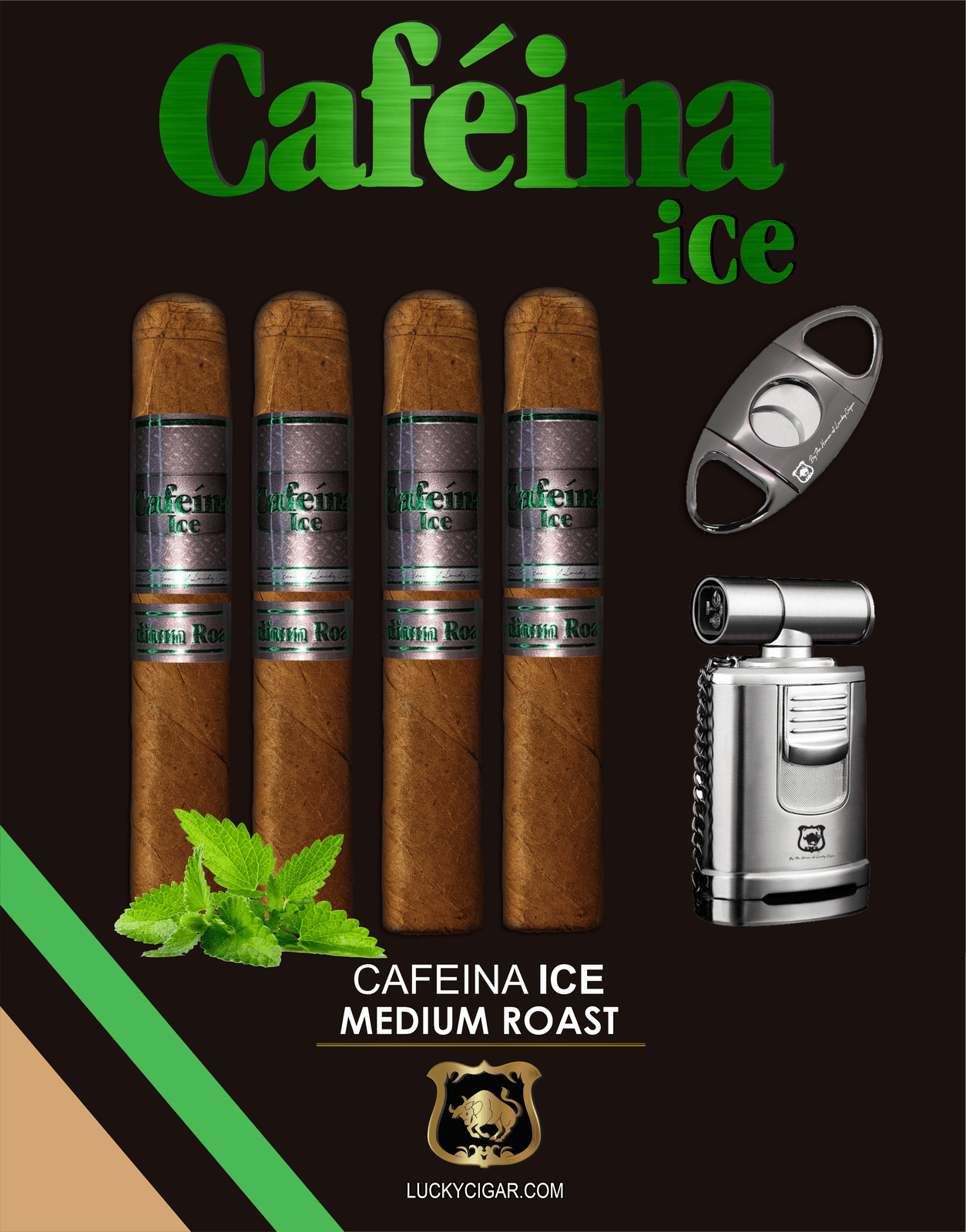4-Cafeina Ice Corona Medium  Roast  5.5x48