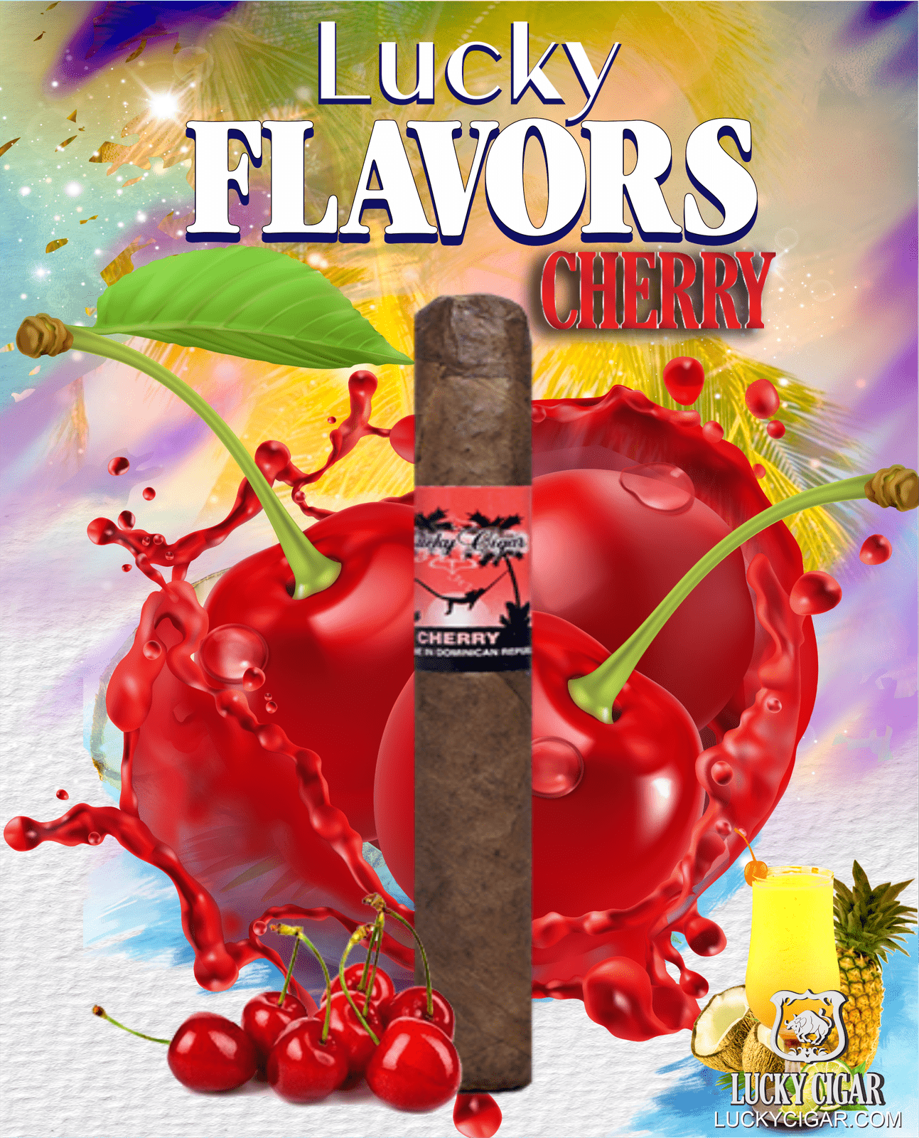 Cherry - Lucky Flavors Collection by The House of Lucky Cigar 