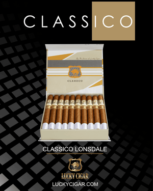 Classic Cigars: Clasico Lonsdale  20 Premium Cigar 5x38