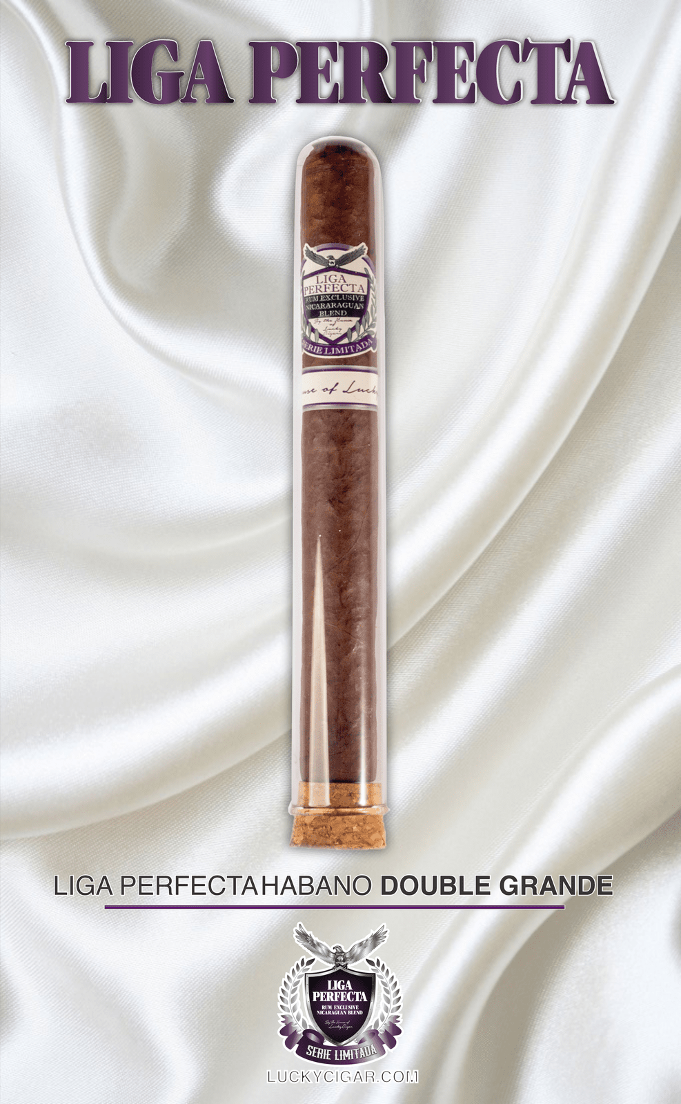 Infused Cigars: Liga Perfecta Habano Double Grande 7x50 Tube Single Cigar