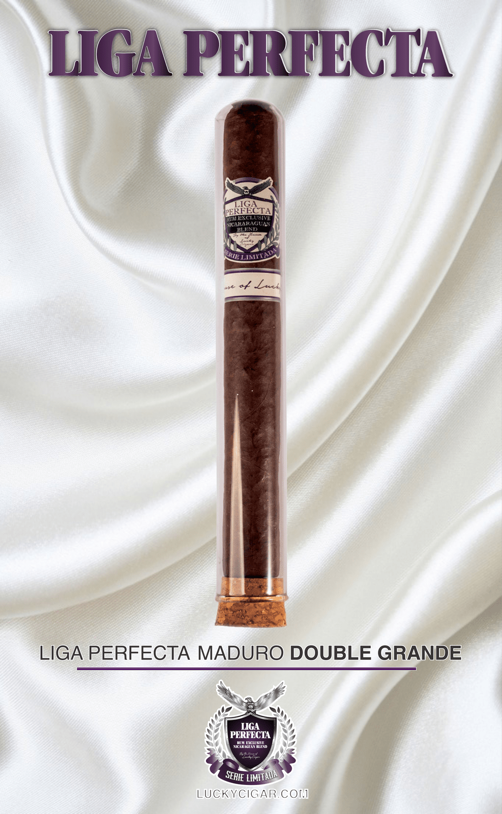 Infused Cigars Liga Perfecta Rum Double Grande Maduro 7.5x50 Single Cigar