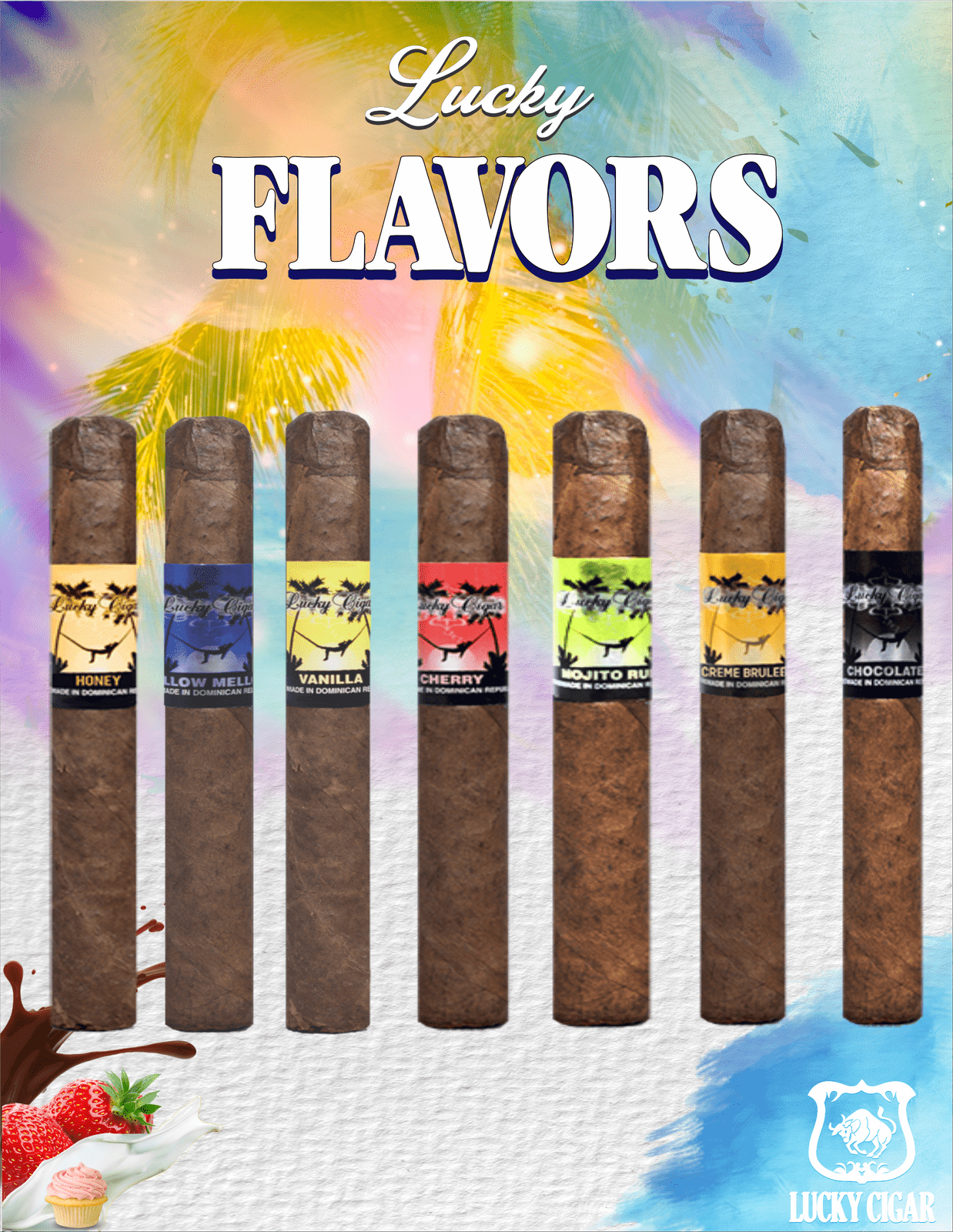 FLAVORED CIGARS: 7 LUCKY FLAVORS CIGARS SET