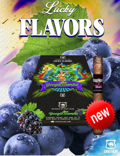Flavored Cigars: Lucky Flavors Boogie Samba 5X42 Box of 24 Cigars