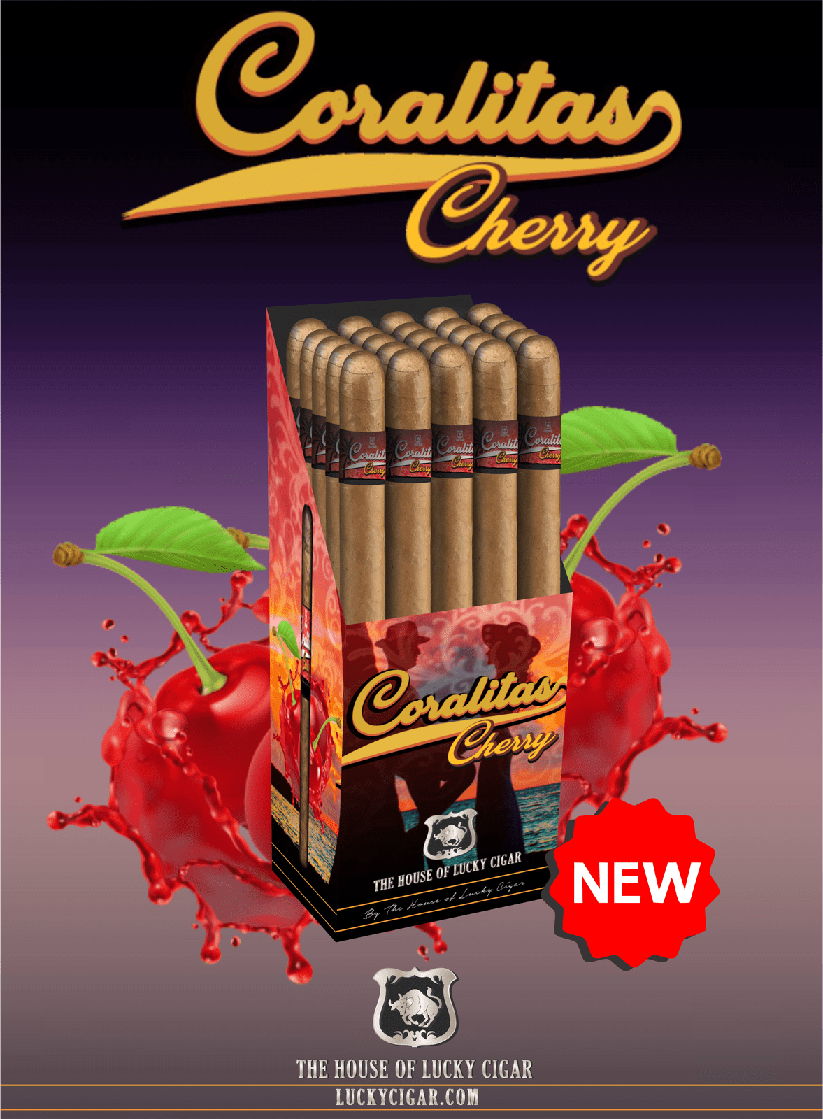 Coralitas Flavored Cigarillos by Lucky Cigar - Cherry