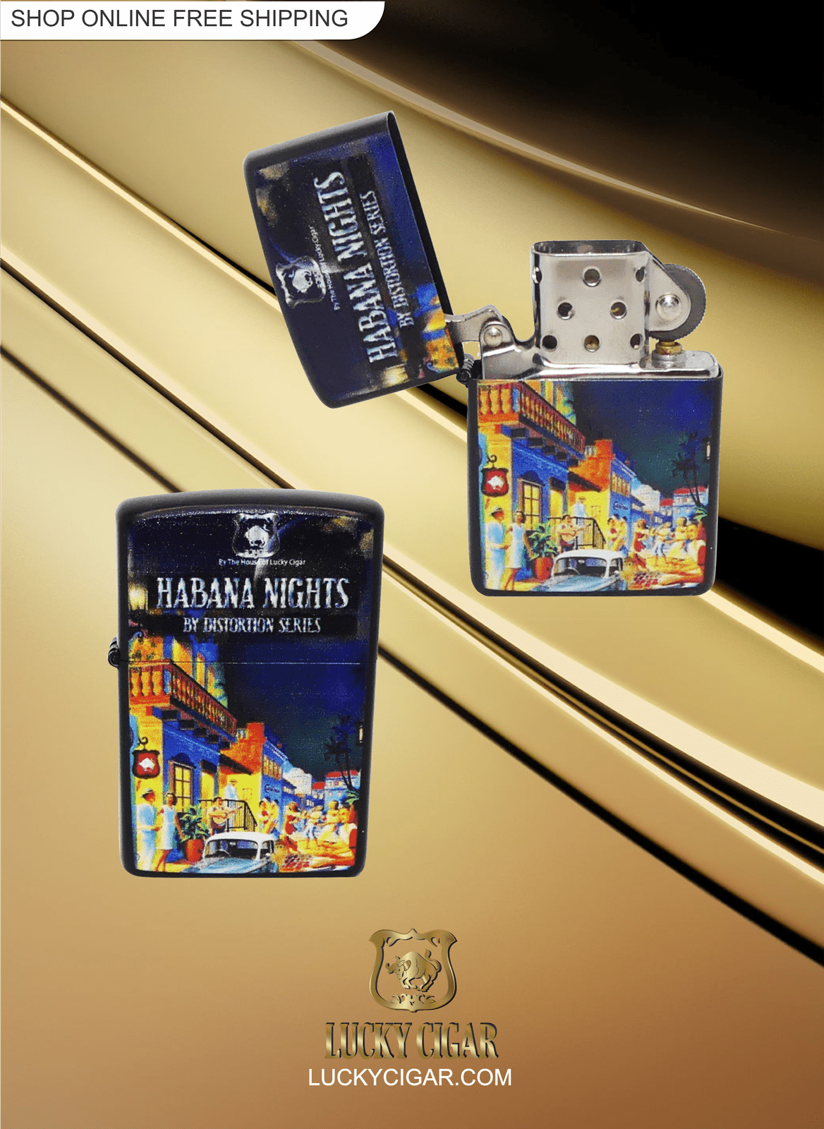 Cigar Lifestyle Accessories: Sparkwheel Flint Lighter Habana Nights Edition